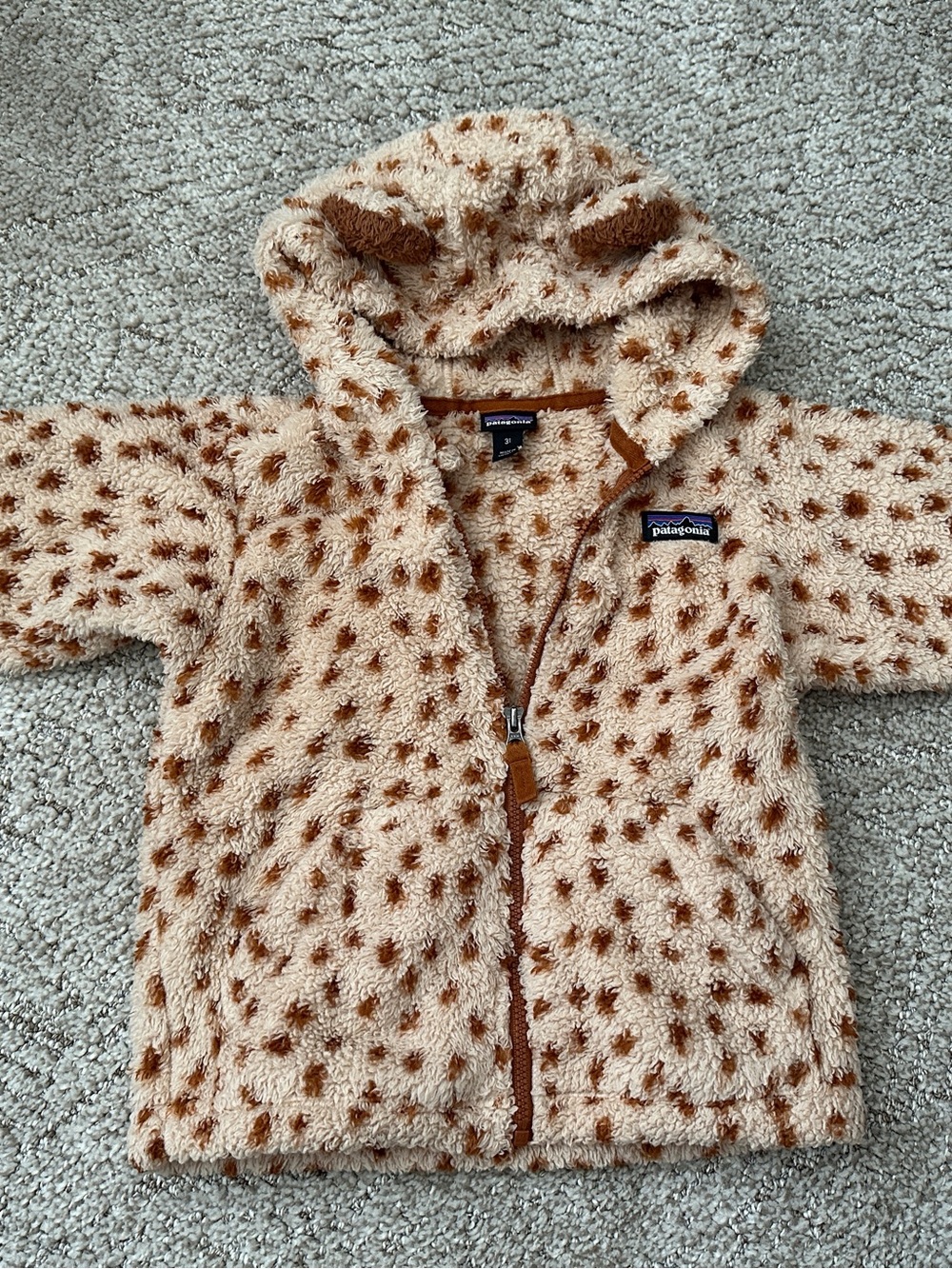 Patagonia Kids Fuzzy Zip Hoodie Jacket